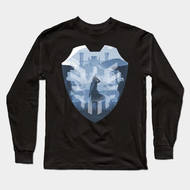 Luminary Shield Long Sleeve T-Shirt by ramenboy